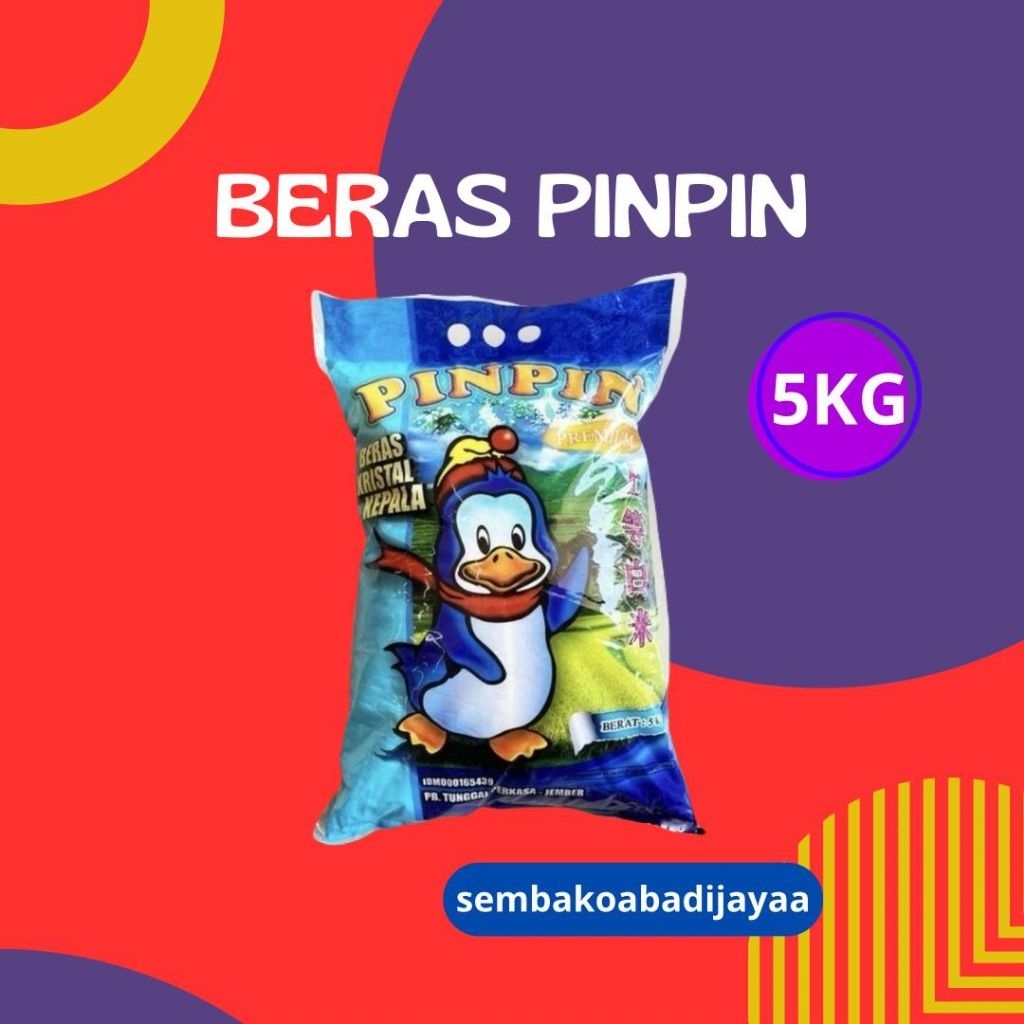 

Beras pinpin 5kg,kualitas premium,exp lama,promo special