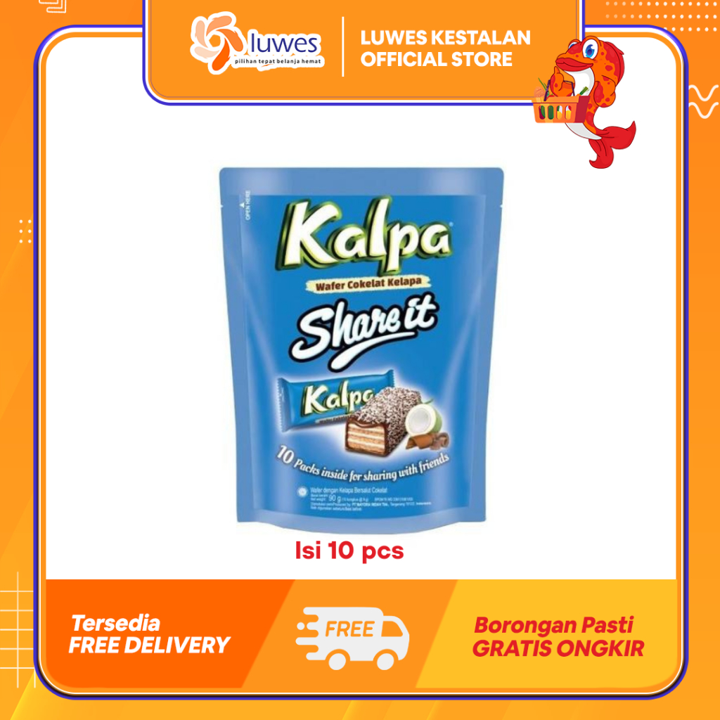 

Kalpa Share It Wafer Coklat Pouch 90gr Coklat Asli Pilihan Berkualitas Tinggi & Rasa Yang Lezat