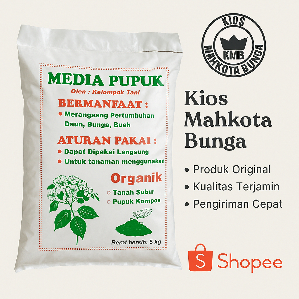 Media Tanam Siap Pakai / Tanah Subur Siap Pakai / Pupuk Organik Via Gosend