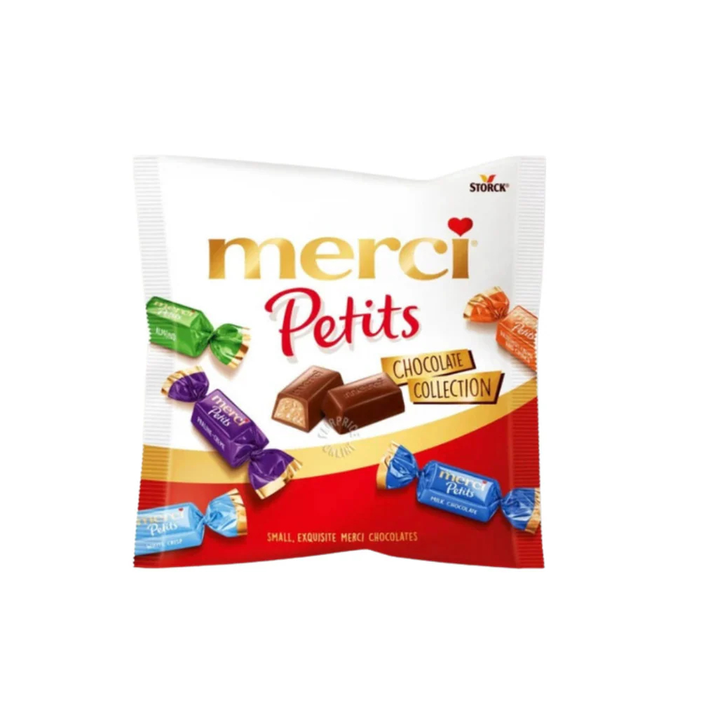 

MERCI Petits Chocolate Collection 125gr (19 pieces) chocolate import