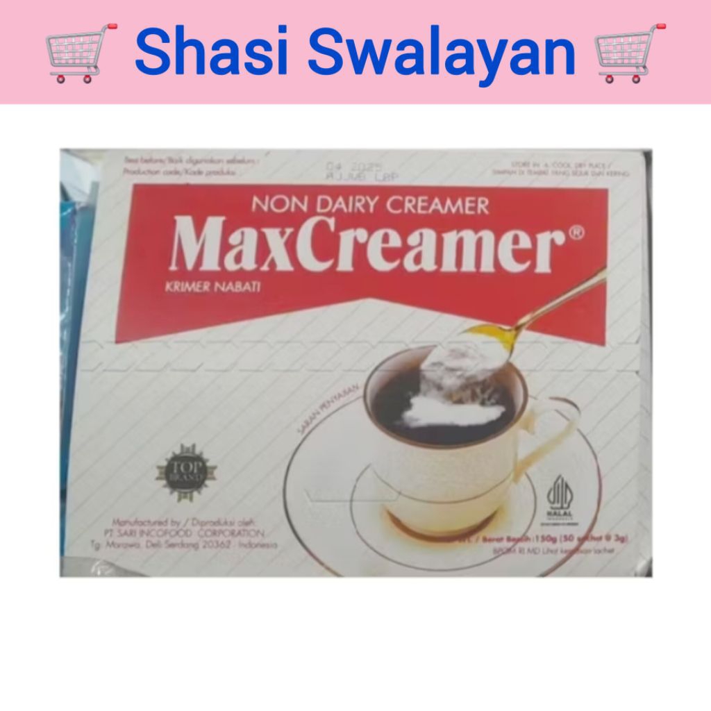 

Max Creamer / Krimer 3 gram x 50 Sachet