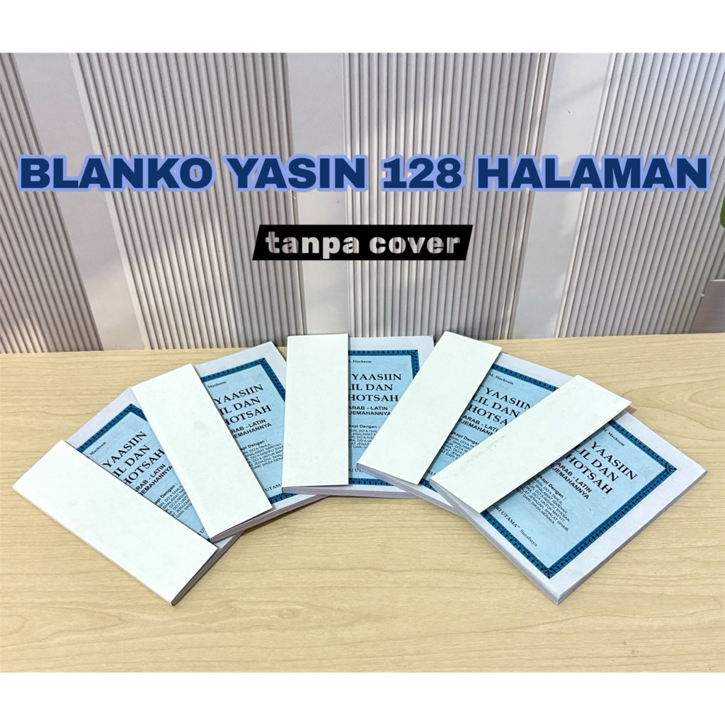 PROMO BLANKO YASIN 128 HALAMAN TANPA COVER TERMURAH