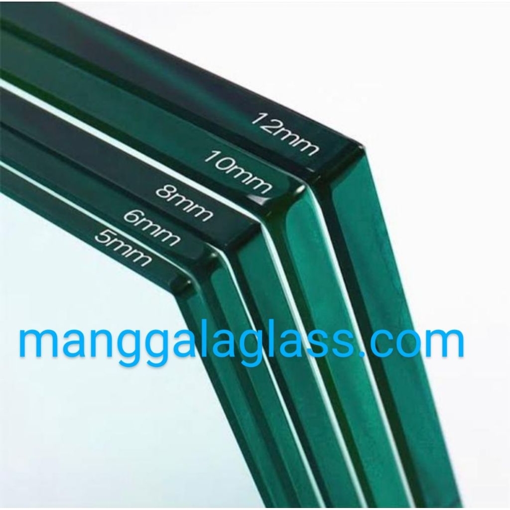 kaca polos tempered (5mm, 6mm, 8mm, 10mm, 12mm)
