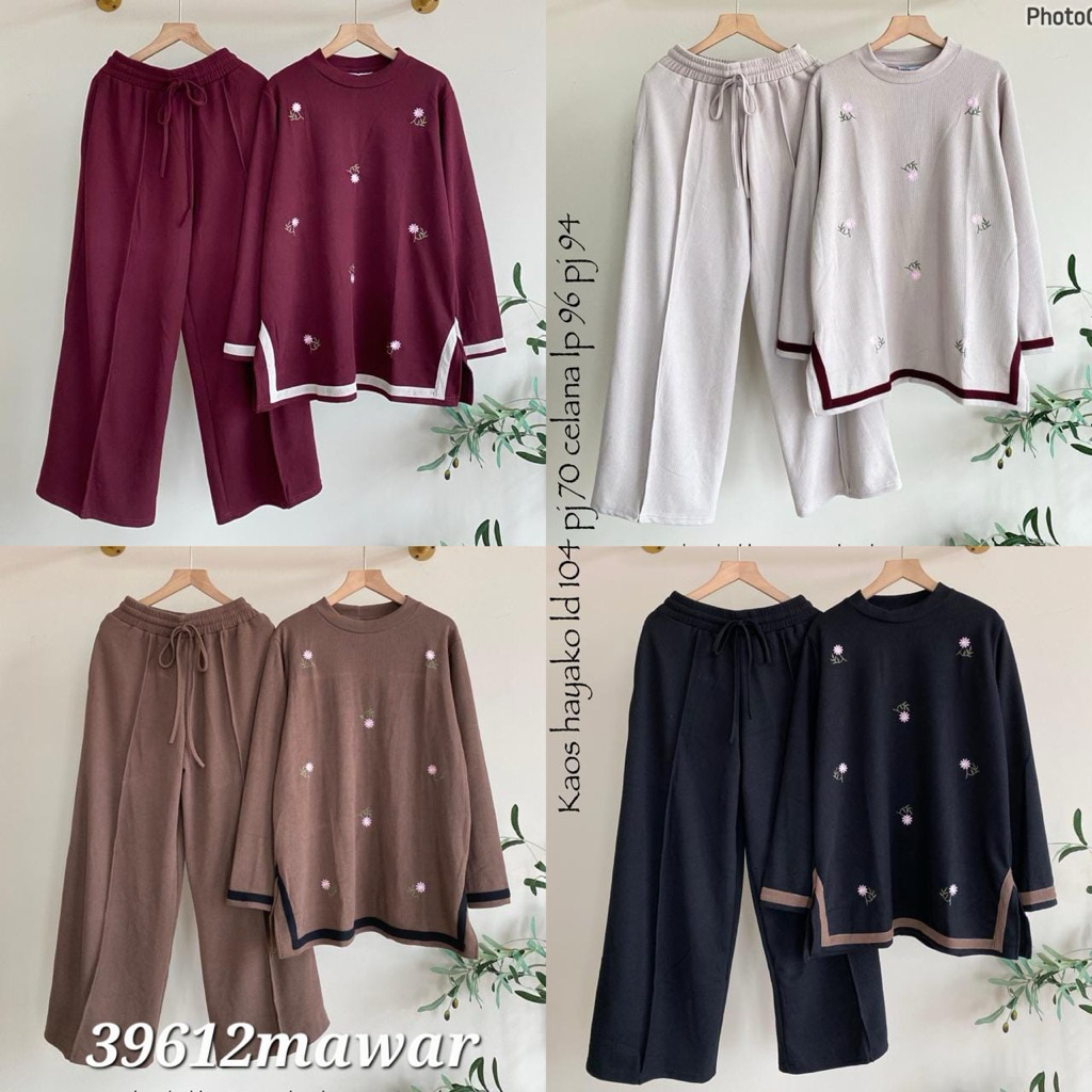 Set Celana  knit Hayoko Tebaru by Imperial Original Lembut Nyaman kekinia