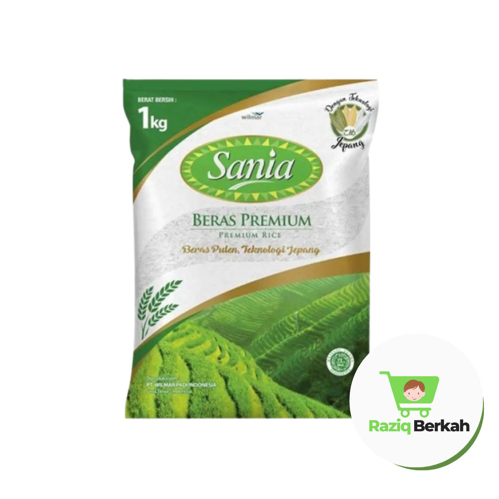 

Beras Sania Premium 1 kg / 1kg - Beras Pulen Alami Tanpa Pewangi