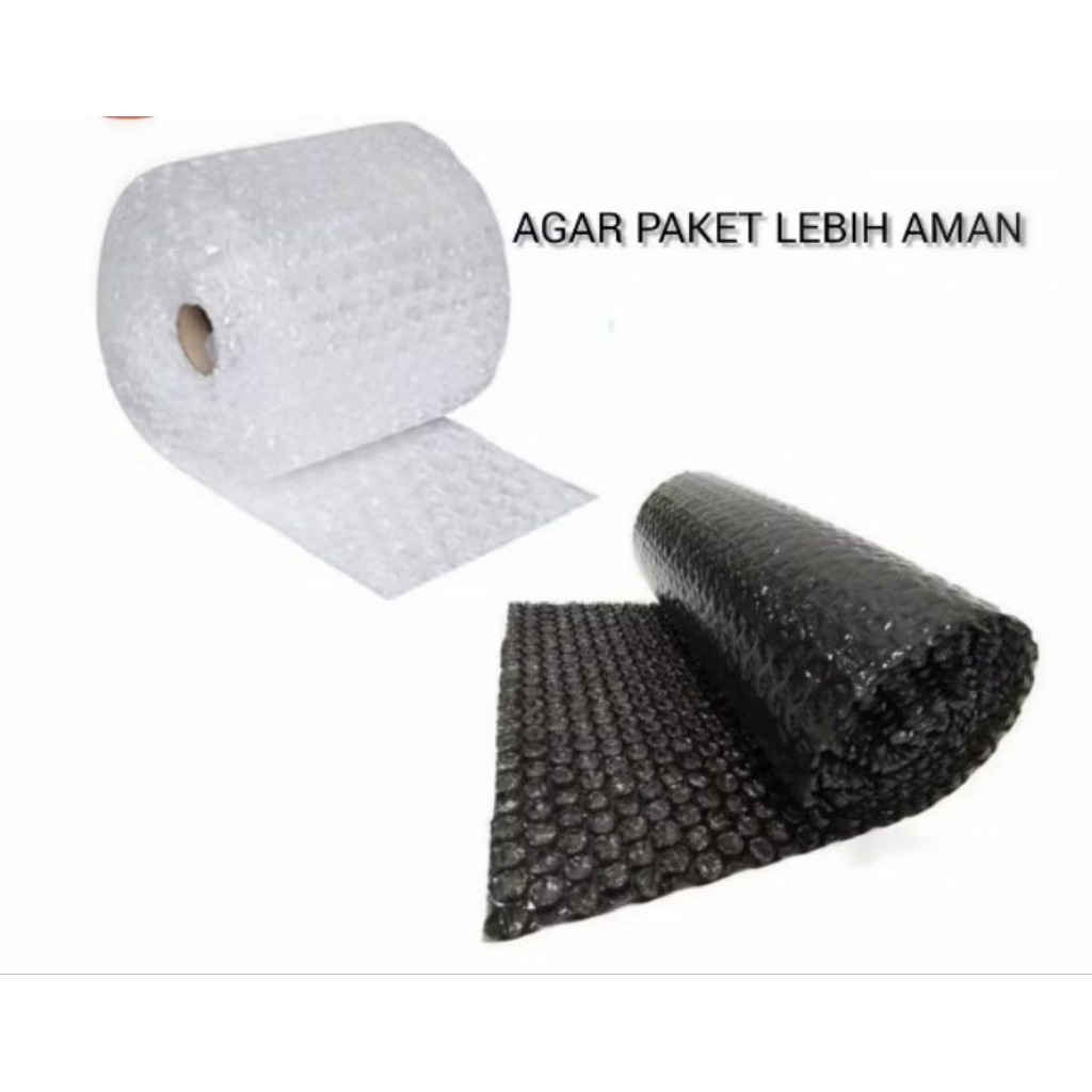 

Bublewrap 30cm x50cm tebal bening hitam