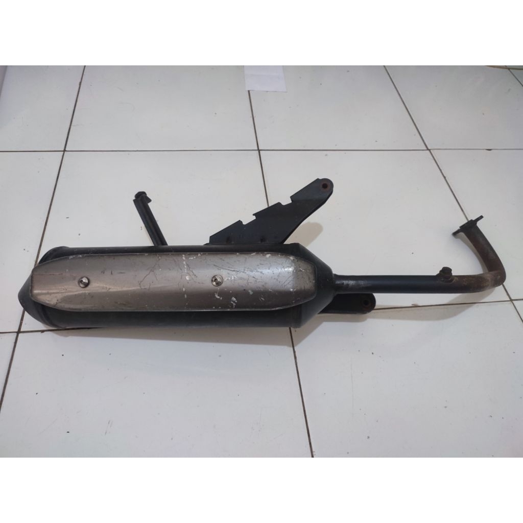 Knalpot Exhaust Lambretta Original Copotan Motor Berkode Masih Standar Belum Bobokan