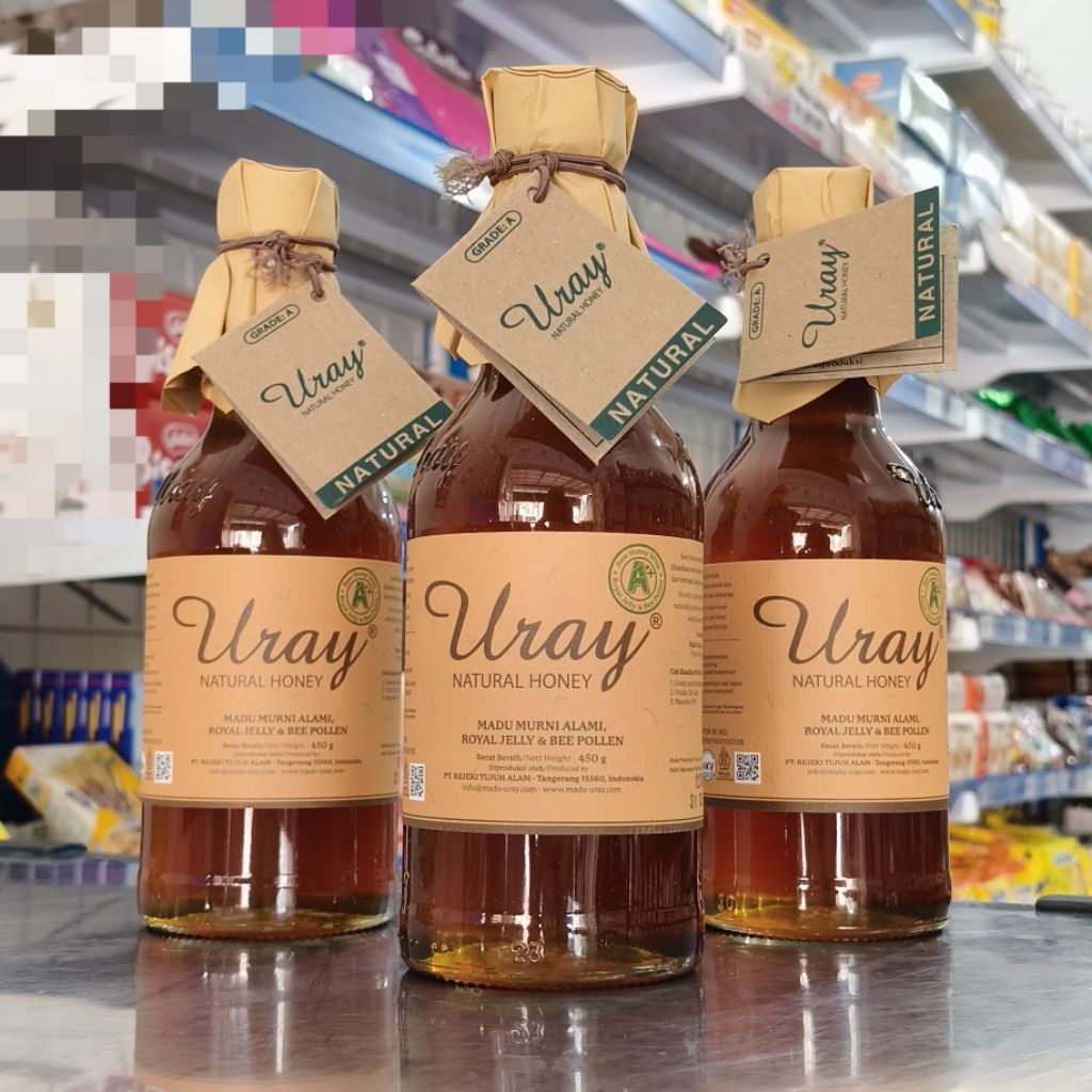 Madu Uray Grade A+ 450gr/Madu Natural/Natural Honey Grade A+