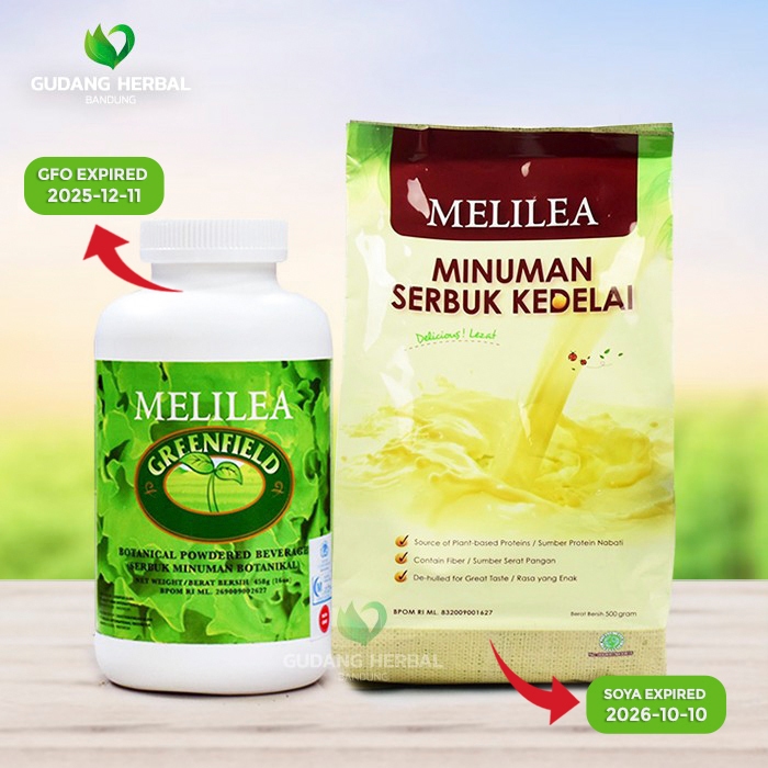 Melilea Susu Kedelai | Melilea Greenfield Organic | Paket Melilea 2in1