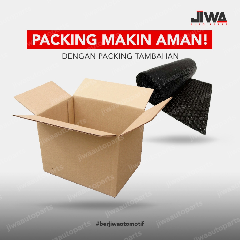 

TAMBAHAN PACKING BIAR LEBIH AMAN PAKAI DUS ATAU BUBBLE WRAP