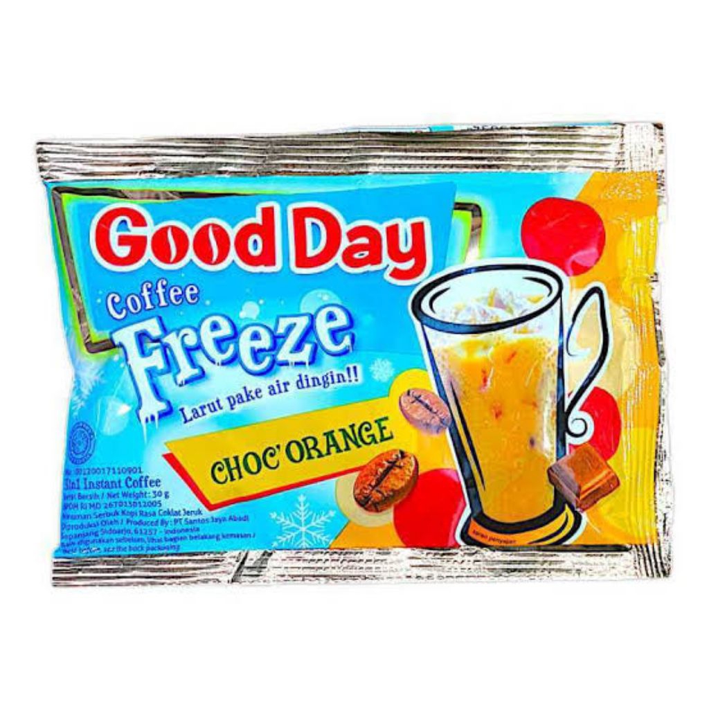 

Goodday Freeze Choc' Orange isi 10 Sachet (@ 30gr)