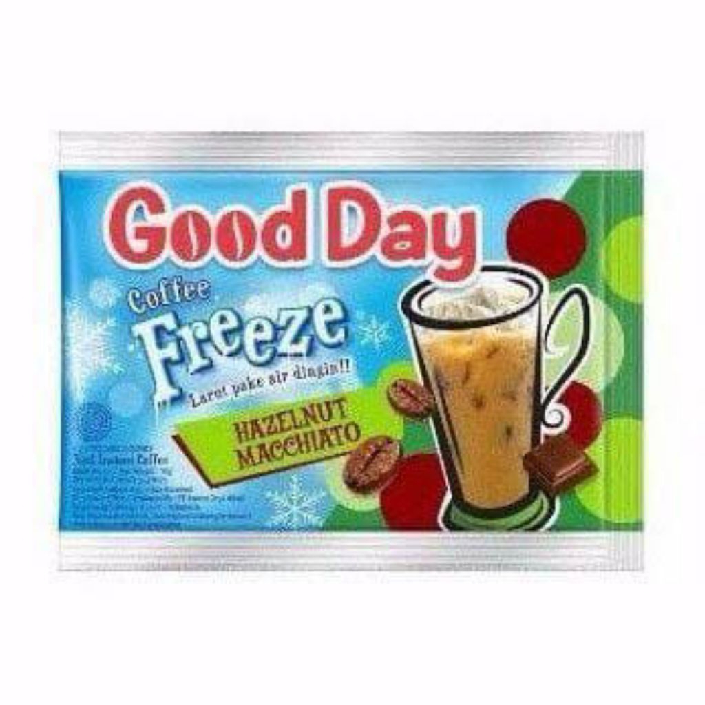

Goodday Freeze Hazelnut Machiato isi 10 Sachet (@ 30gr)
