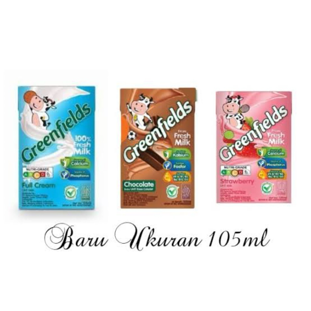 

SUSU UHT GREENFIELDS 105ML ORIGNAL COKELAT | UHT GREENFIELDS | FULL CREAM UHT MILK