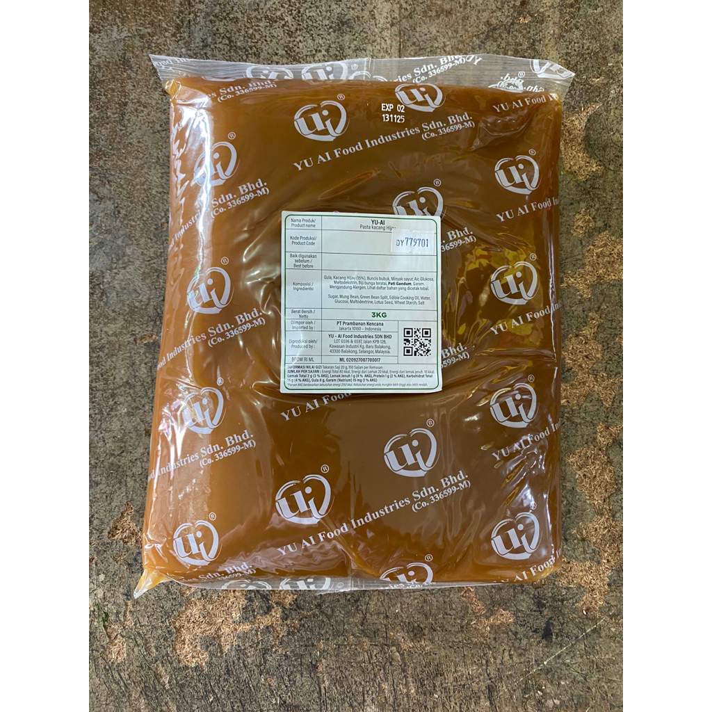 

YU AI FILLING MOONCAKE DAO YONG KACANG HIJAU 3KG