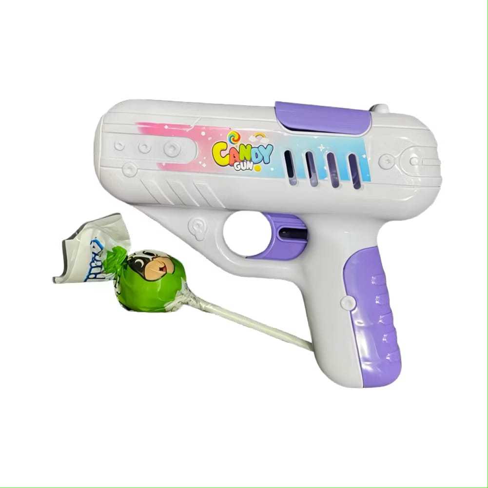 Mainan PERMEN PISTOL Mainan Baru Candy Gun Kotak Penyimpanan Permen Lollipop Gun