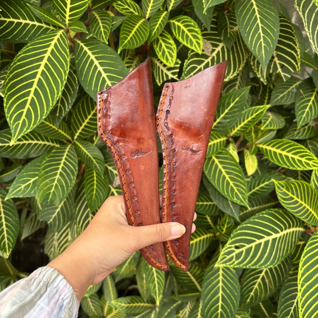 Sarung Kulit Pisau Boning 13cm