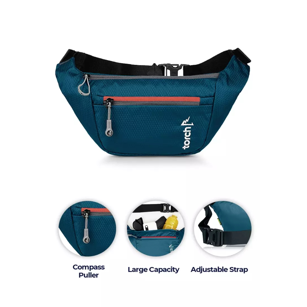 Tas Torch Waist Bag Koriyama Legion Blue - Tas Out Door