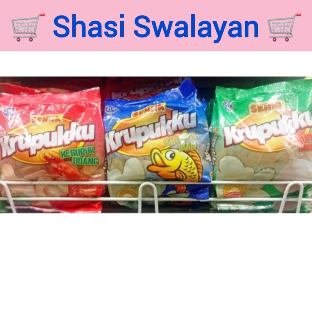 

SENNA KERUPUKKU 250GR - Kerupuk Udang/ Bawang/ Ikan
