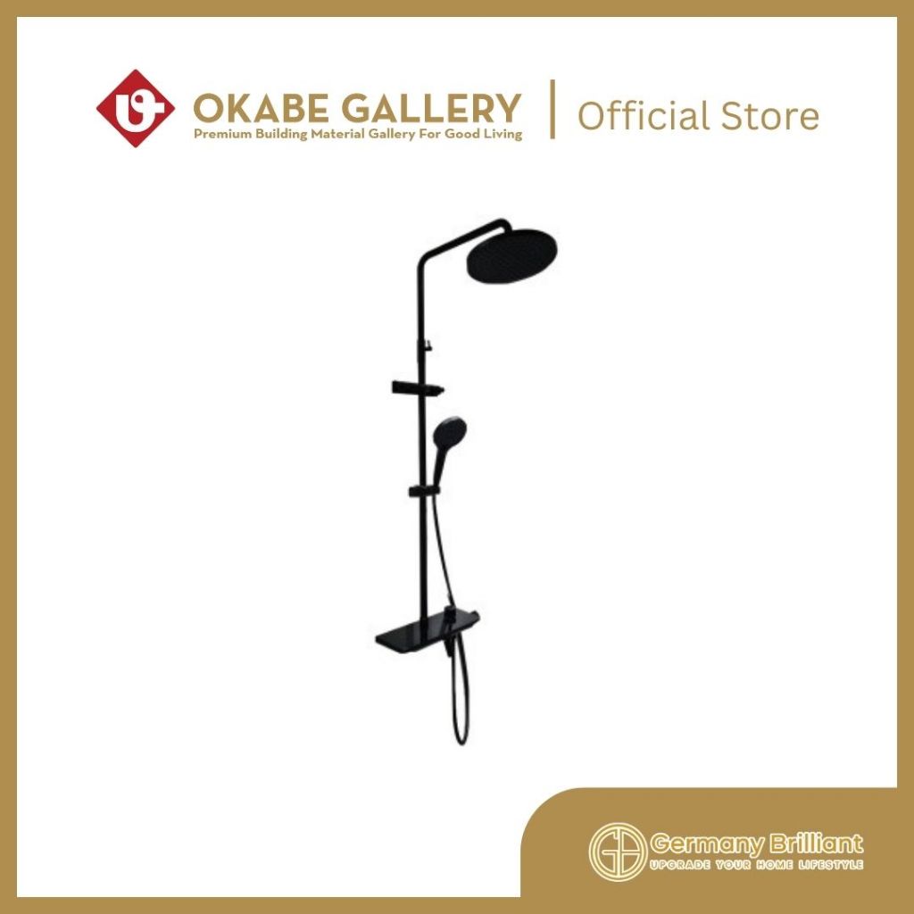 GERMANY BRILLIANT LUXURY MIXER SHOWER SET | GBV37A-BM