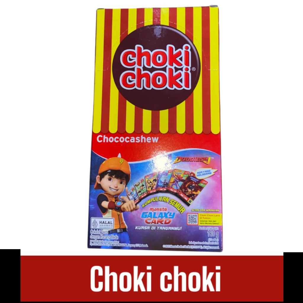 

Choki Choki Chococashew Pasta Cokelat Kacang Mede 180 g – 20 Sachet