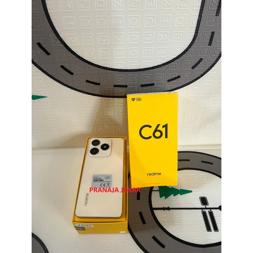 REALME C61 8/128GB SECOND FULLSET GARANSI