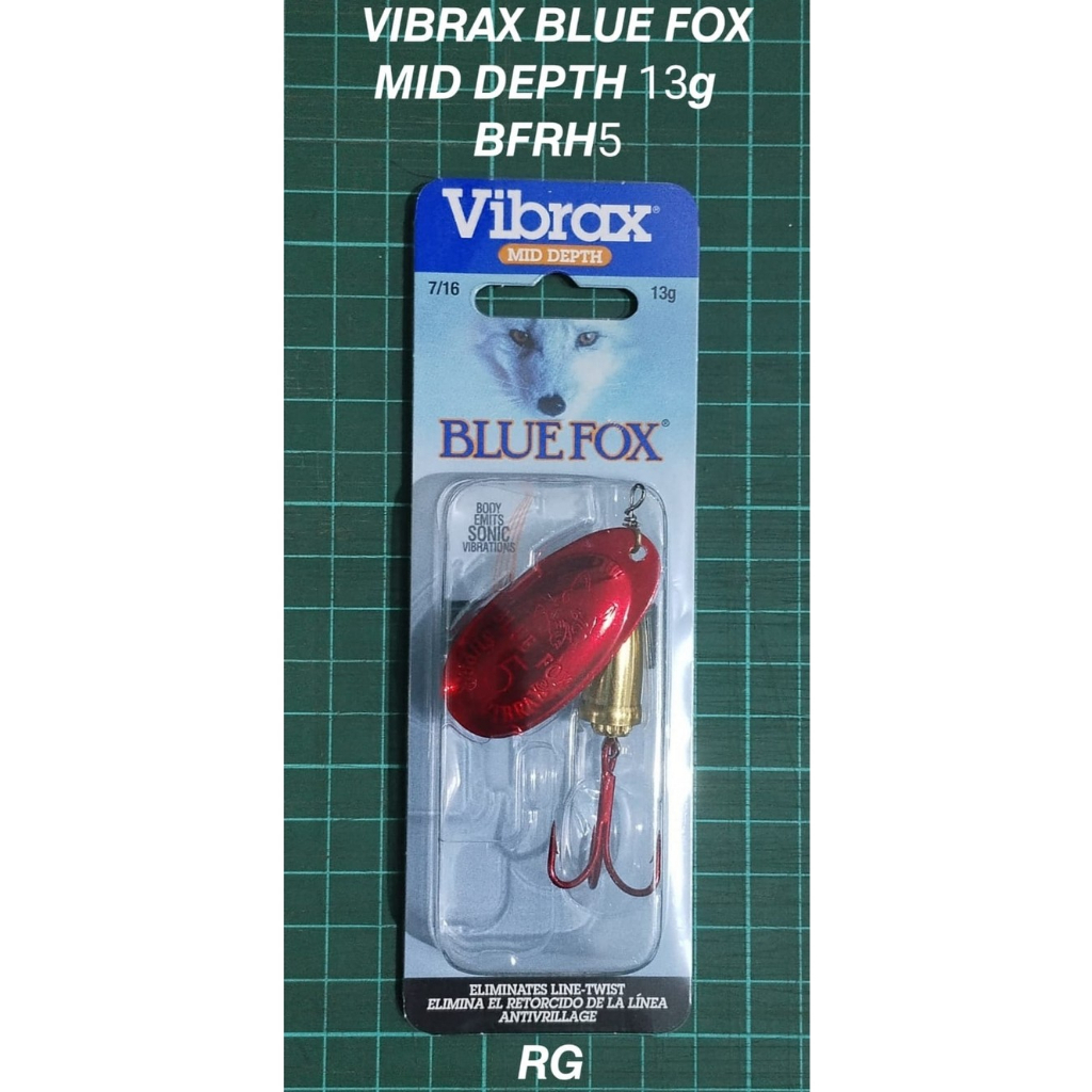 LURE / UMPAN VIBRAX BLUE FOX MID DEPTH 13gram