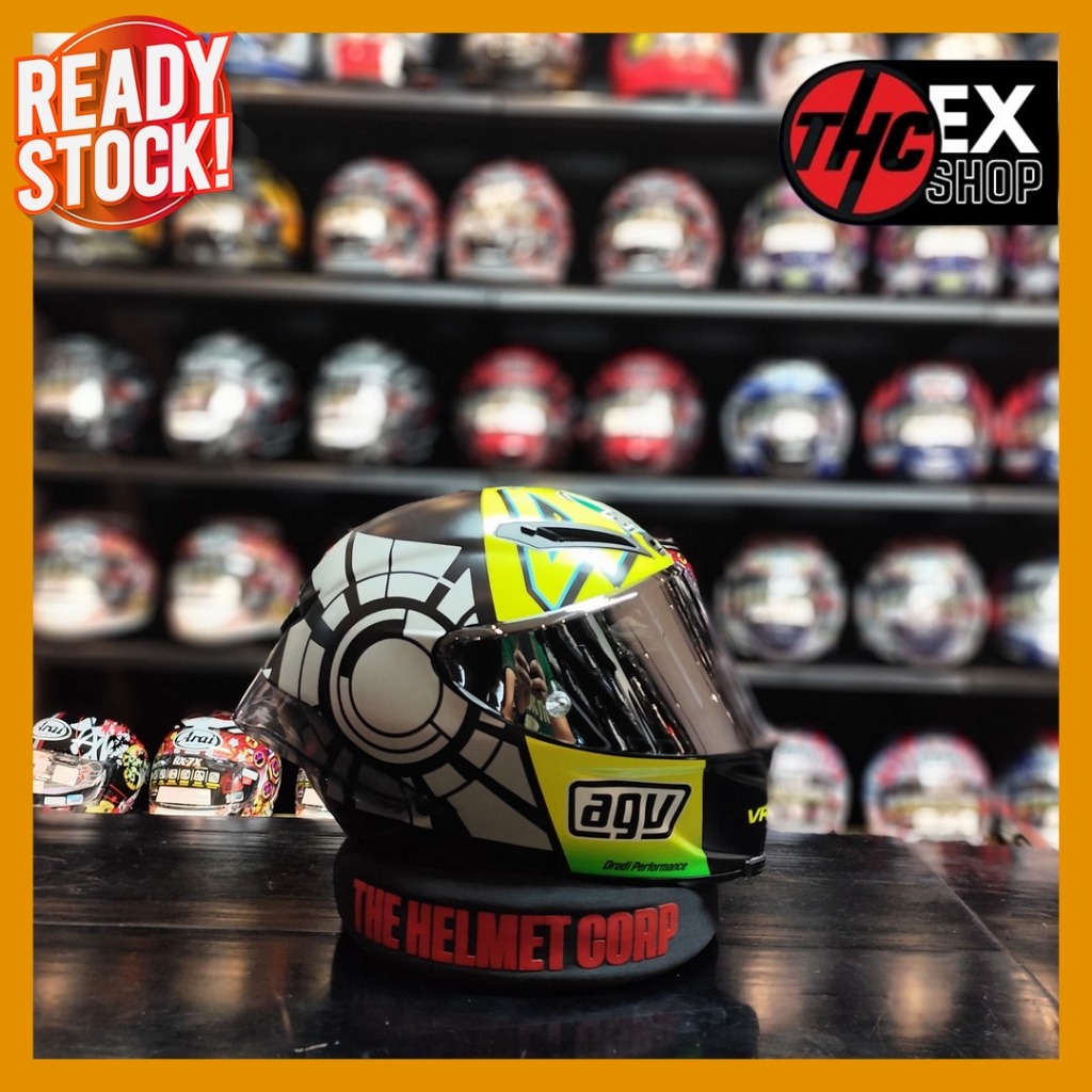 AGV CORSA WINTER TEST 2017 SIZE L SECOND 2ND ORIGINAL MOTORCYCLE FULL FACE HELMET