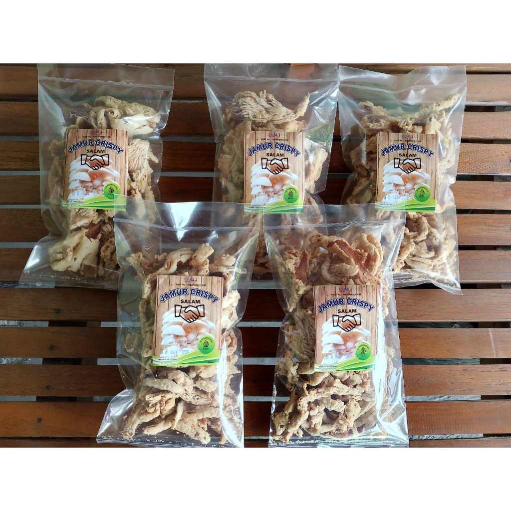 

Jamur Crispy - Keripik Jamur isi 5 pack