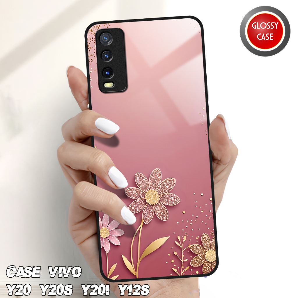Glossy Case - Casing Hp Vivo Y20 / Y20s / Y20i / Y12s - Casing Hp Murah - Case Kilau Vivo - Kesing H