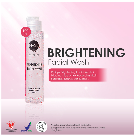 Pipiqiu Brightening facial Wash + Niacinamide 100ml