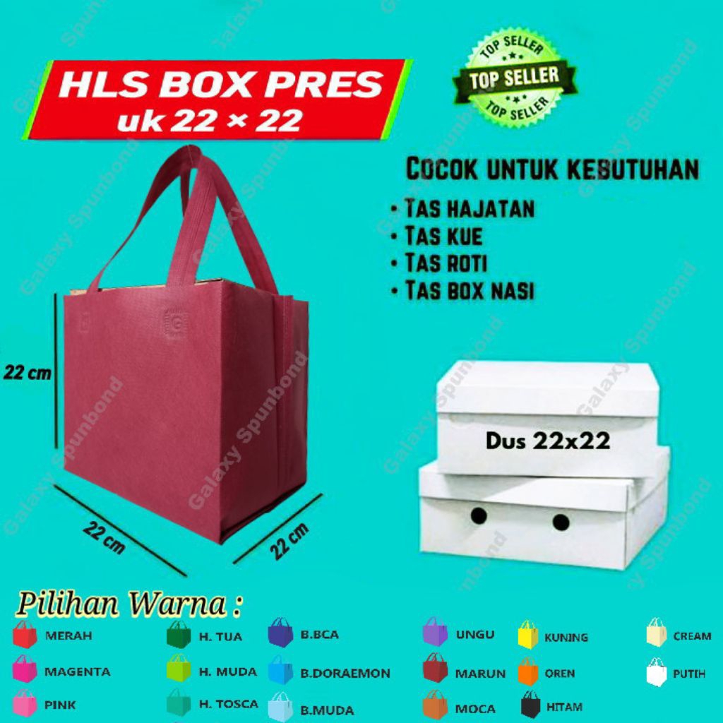 

Box Dus nasi 22x22 | Tas hajatan | Tas Syukuran