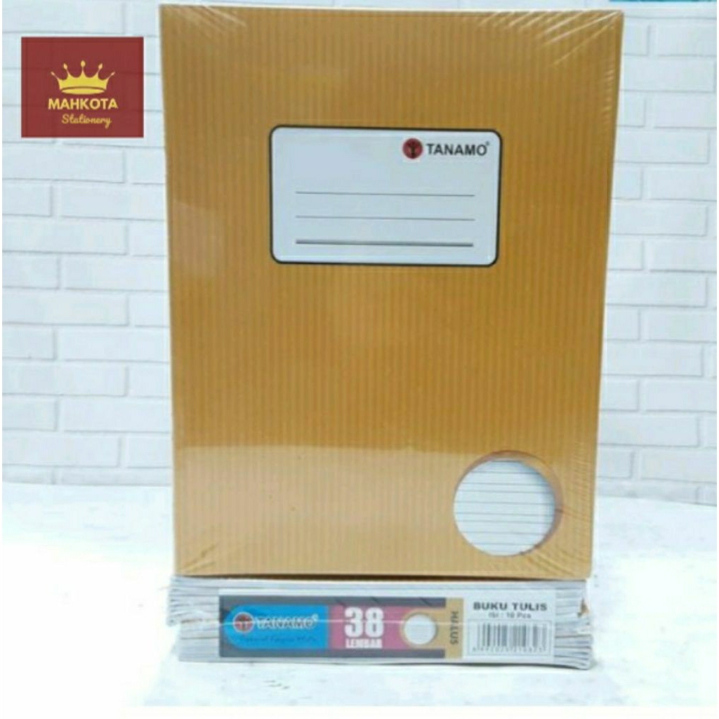 

Buku Tulis TANAMO KRAF isi 38 Halus Kasar/1 Pack (10 buku)
