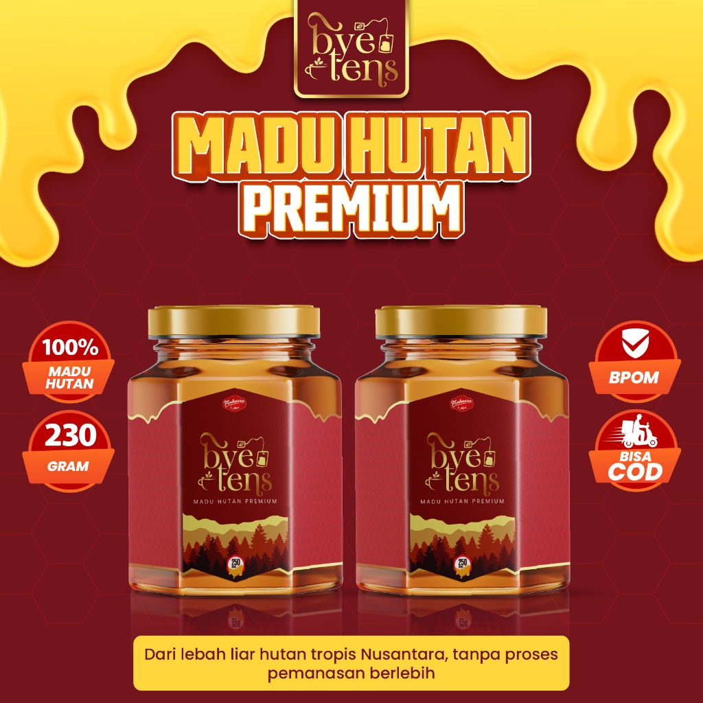 

Madu Bye Tens - Madu Hutan Liar Asli, Bikin Badan Fit & Sehat Secara Alami