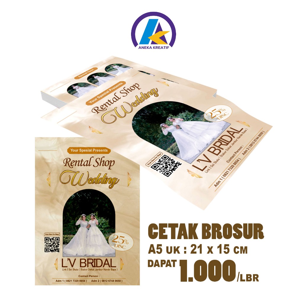 

BROSUR A5 | CETAK CUSTOM DESAIN | FULL COLOR