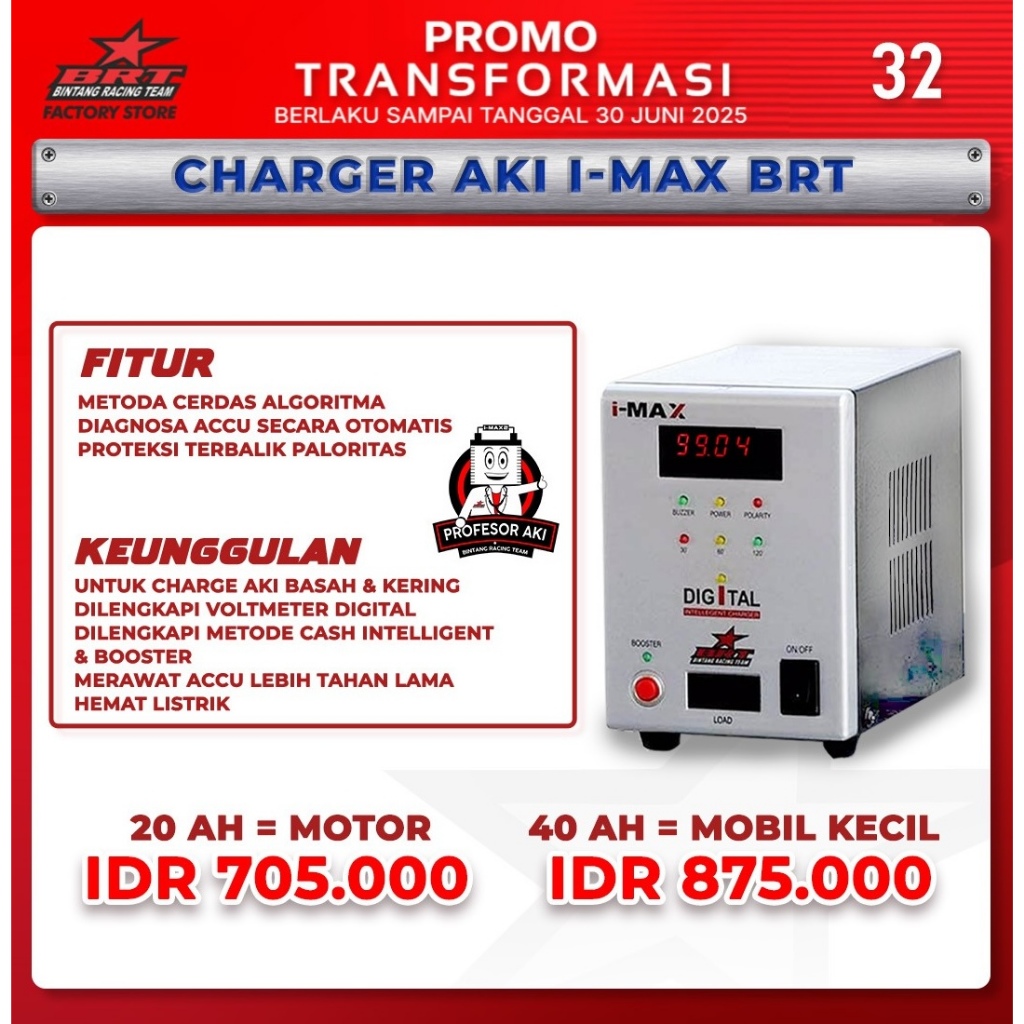 CHARGER AKI I-MAX BRT