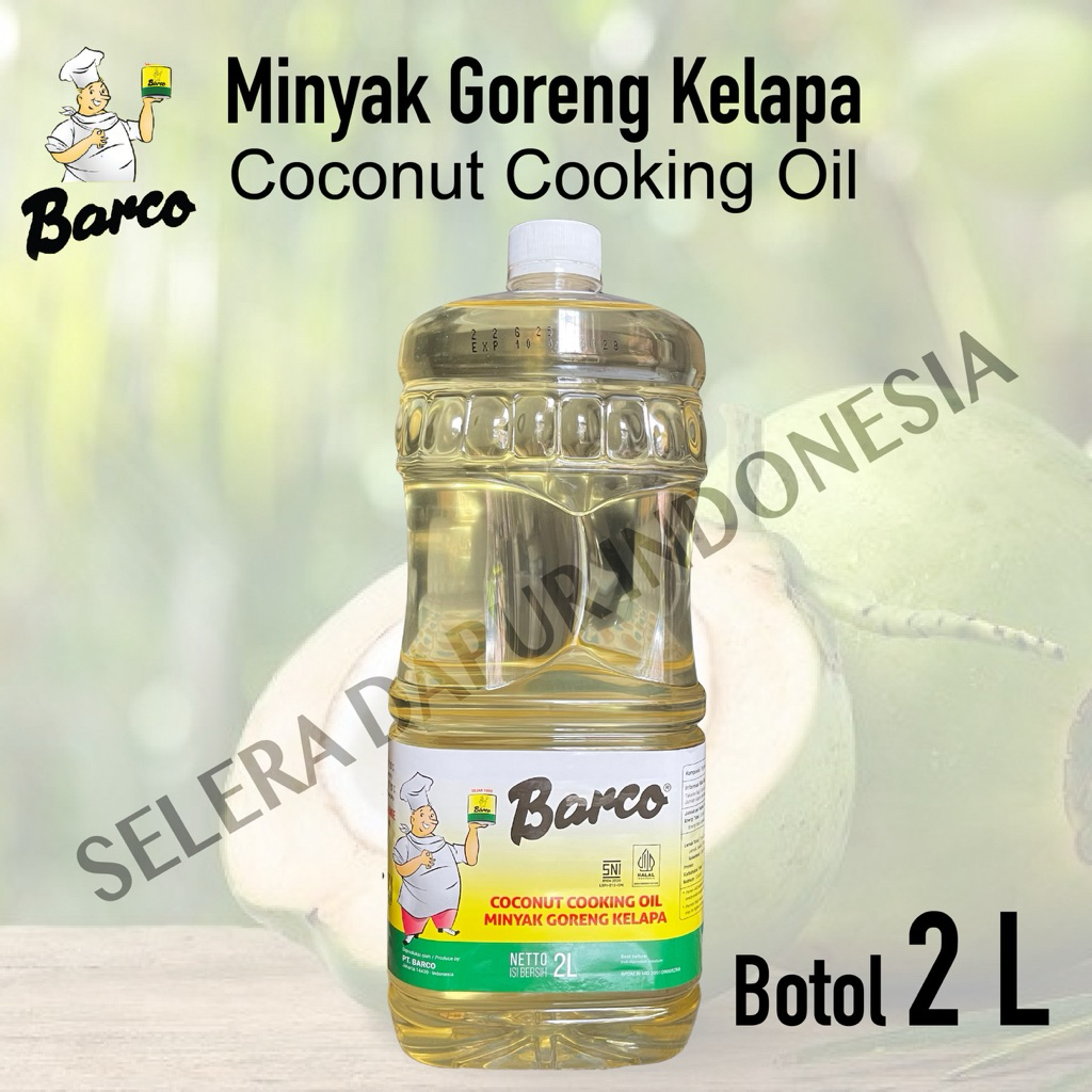

Minyak Goreng Kelapa / Coconut Coocking Oil BARCO Kemasan Botol 2 Liter