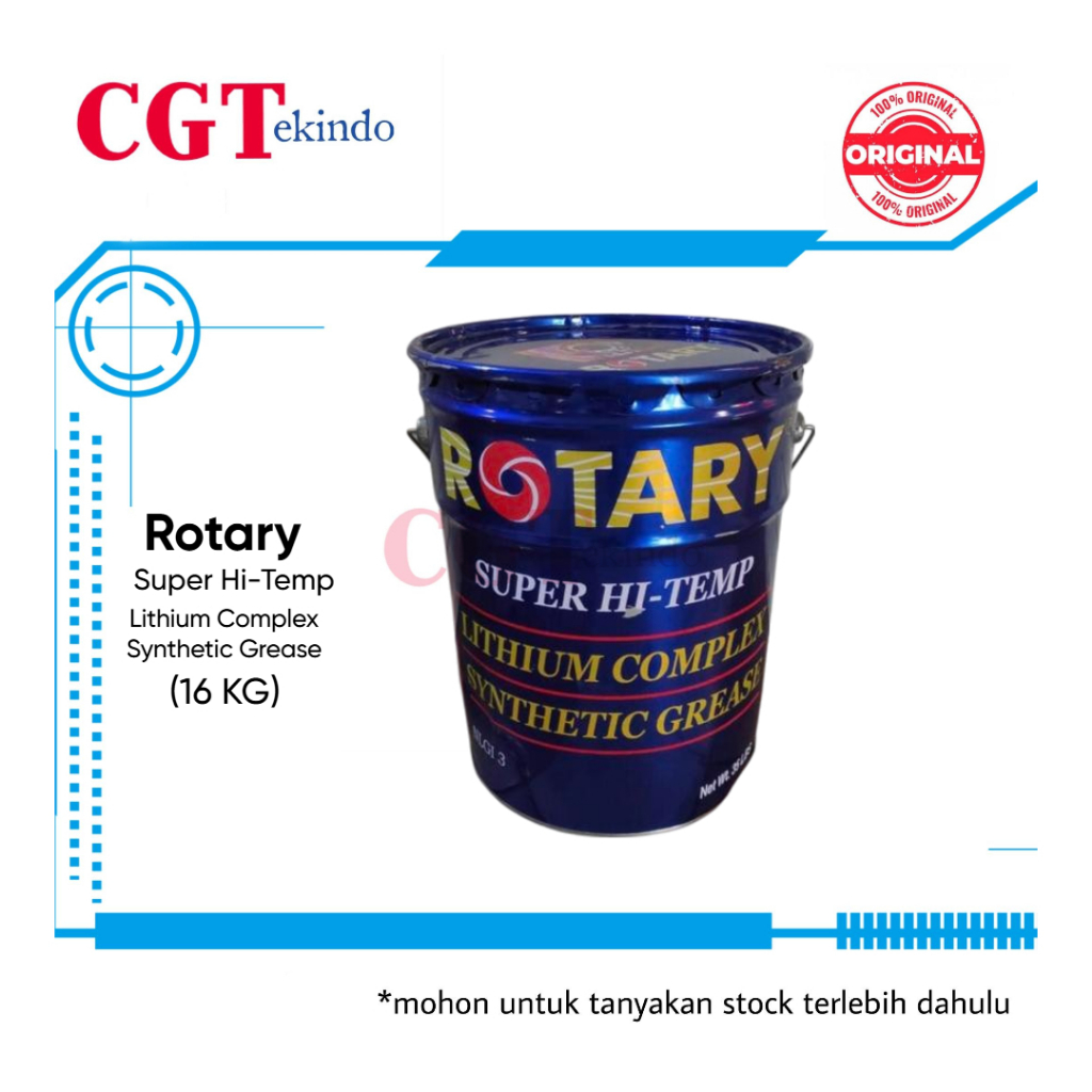 Rotary Hi-Temp Lithium Synthetic Grease 16KG - Gemuk Pelumas Tahan Panas