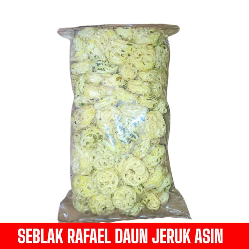 

Seblak Kering Rafael Daun Jeruk Asin - Camilan Kriuk Pedas Gurih 200g