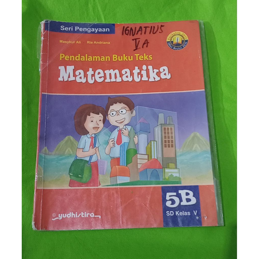 Buku matematika yudhistira 5B