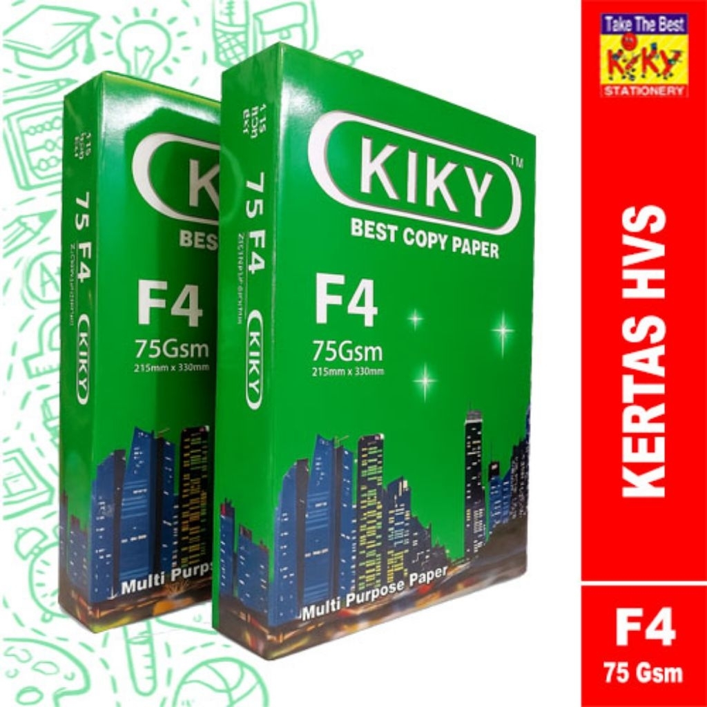 

KERTAS HVS F4 75Gsm KIKY
