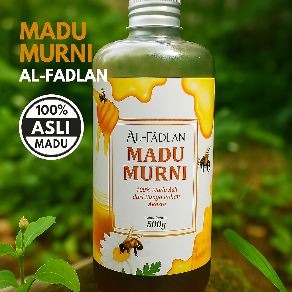 

Madu Murni 100% Madu Asli Tanpa Campuran dan Tanpa di Olah 500gram - Asli dari Bunga Akasia – Rasa Lembut & Aman Maag