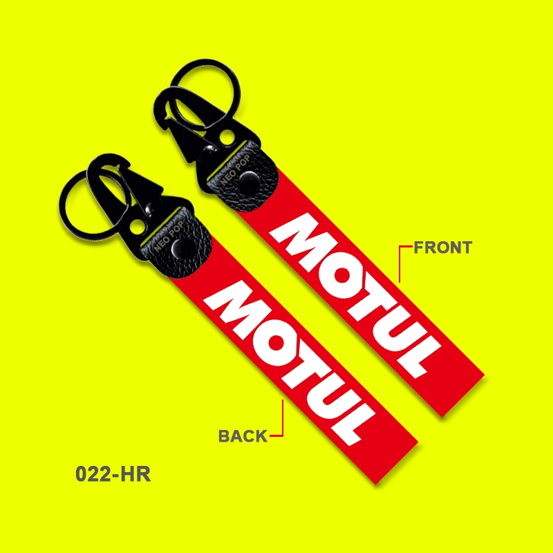 GANTUNGAN KUNCI PREMIUM MOTUL KEYCHAIN SEPEDA MOTOR MOBIL AKSESORIS KEY CHAIN MEREK OLI MESIN GARDAN