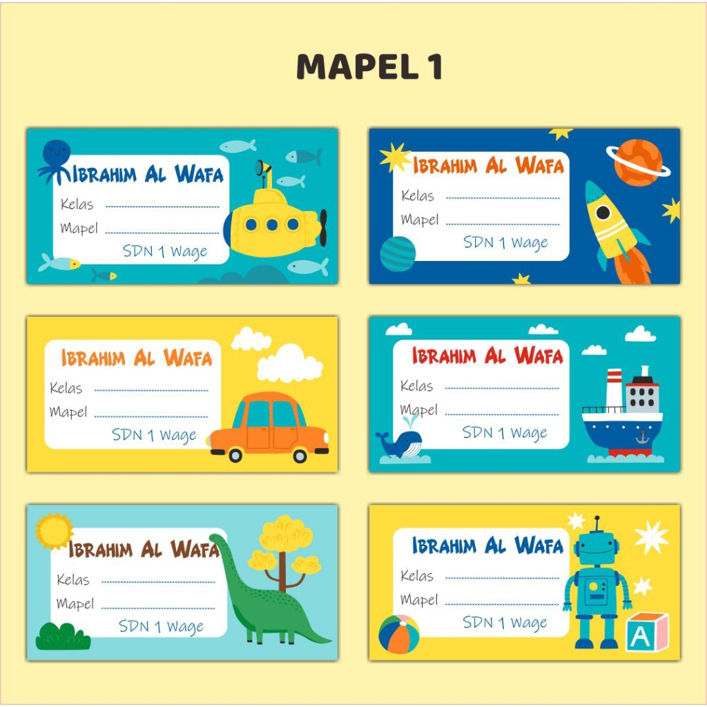 

Stiker Mapel Custom (isi 20pcs)