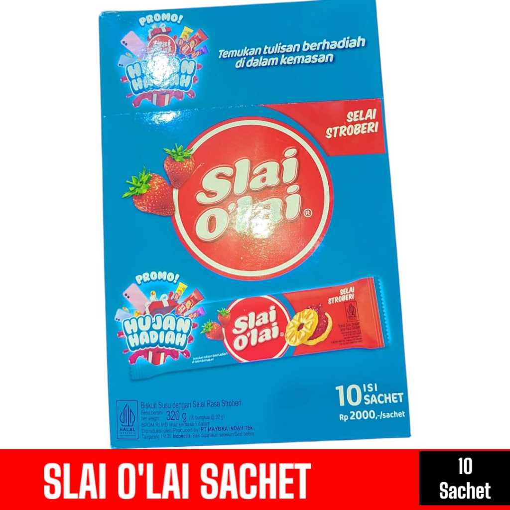 

Slaio'olai Biskuit Selai Stroberi 1Box / Slai Olai 1 Box