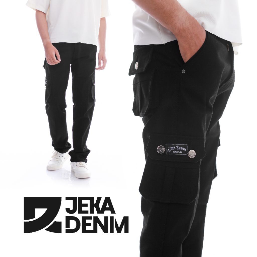 JekaDenim - Denim Cargo Pants Washed