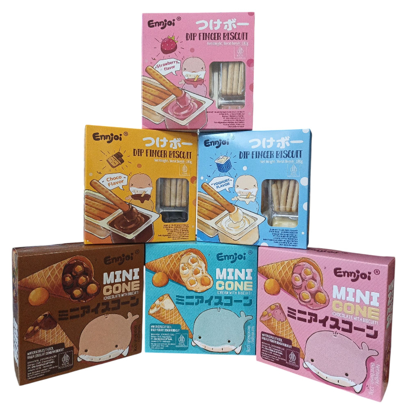 

Ennjoi Wafer MINI CONE & DIP FINGER BISCUIT