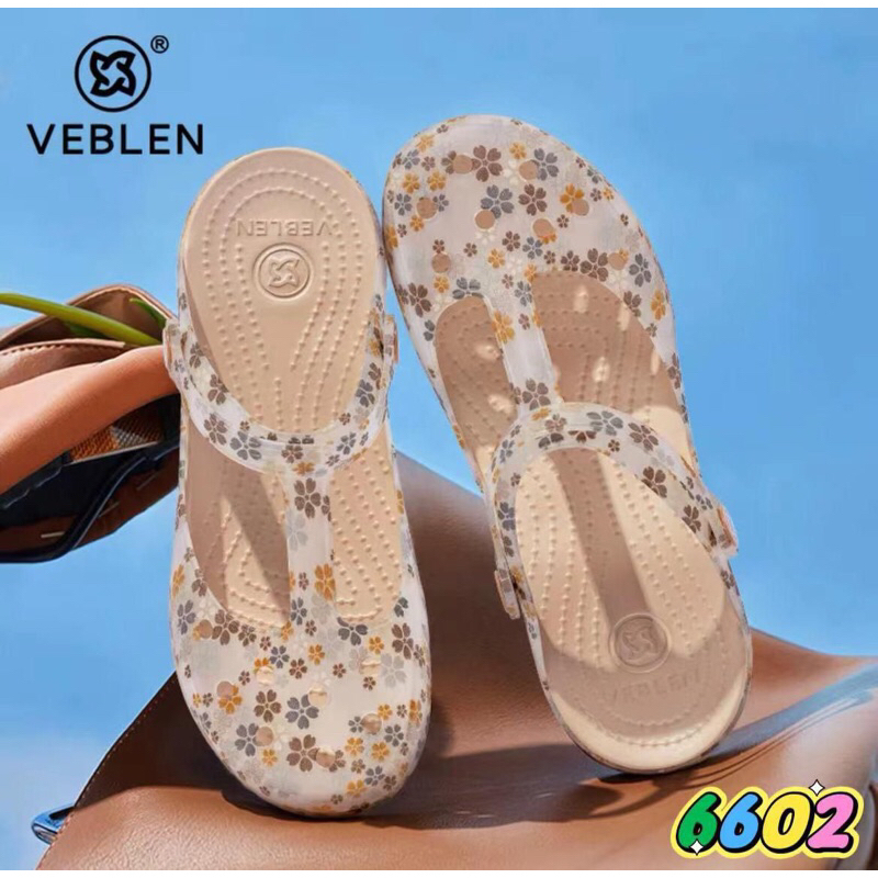 Sandal Wanita Fashion Carlie Mary Jane VEBLEN Motif Veblen Sandal