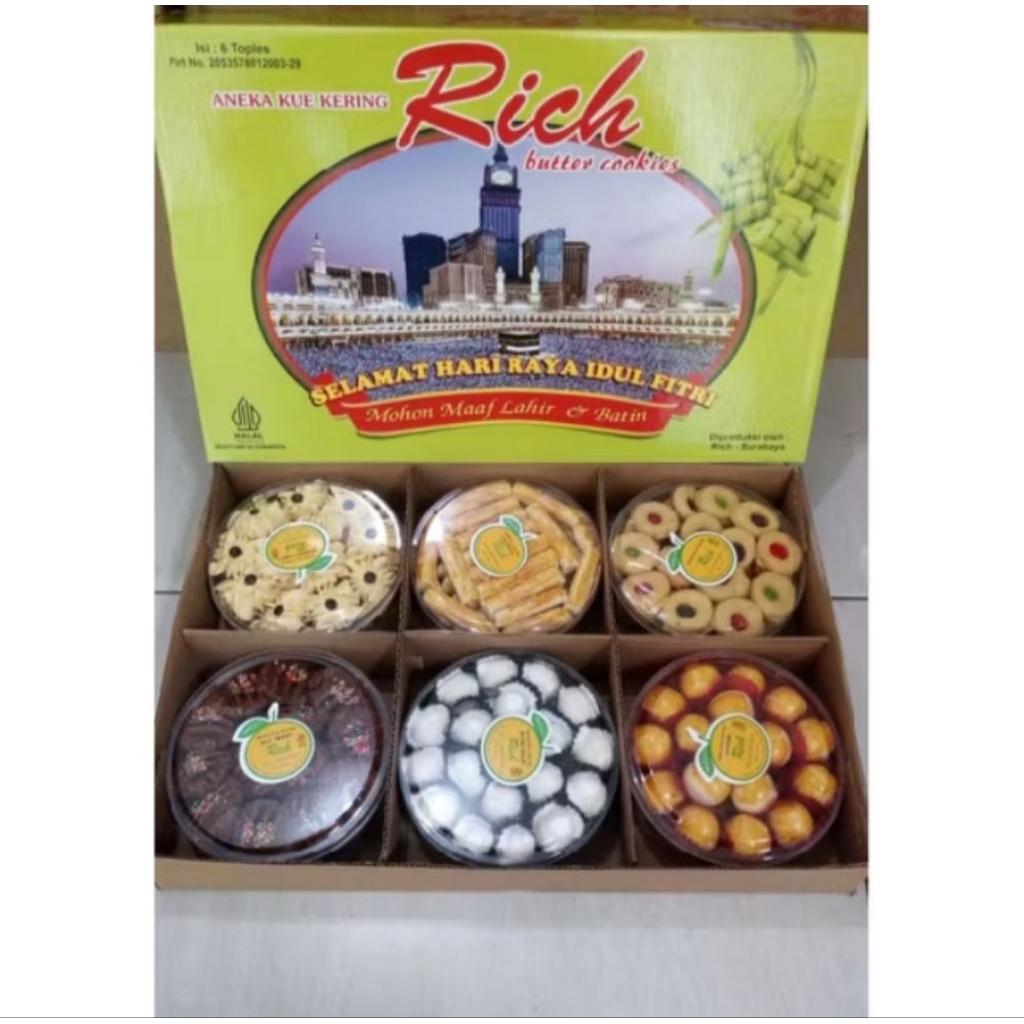 

Kue kering lebaran rich 1/ kue kering aneka rasa