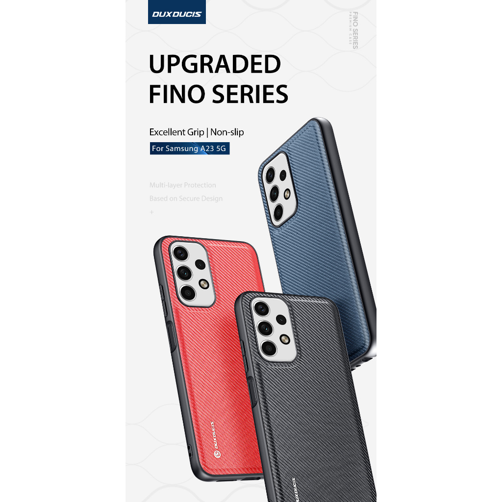 DUX DUCIS FINO SERIES NYLON SOFT CASING SAMSUNG GALAXY A23 /  A33 5G / A53 5G / A73 5G / A22 / A32 /