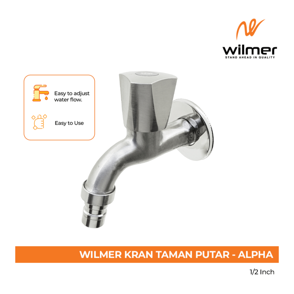 

WILMER Kran Air Putar Alpha Stainles SUS304D - Kran AIr Putar Stainless